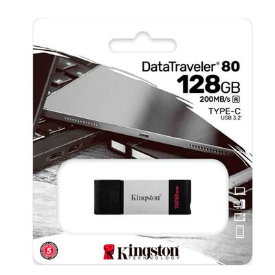 KINGSTON DTXM/128GB USB 3.2 GEN 1 128GB NEGRA CON ROJO