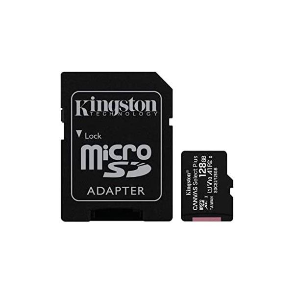 KINGSTON SDCS2/128GB MEMORIA MICRO SD 128GB CLASE 10 CANVAS SELECT PLUS
