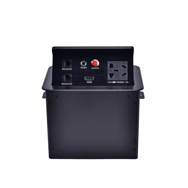 TC TS-18C SOCKET DE MESA AUDIO, HDMI, 2 RED Y FUENTE DE ALIMENTACIÓN, ABERTURA: POP UP