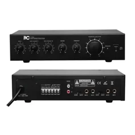ITC T-60M 60W AMPLIFICADOR Y MIXER 3MIC