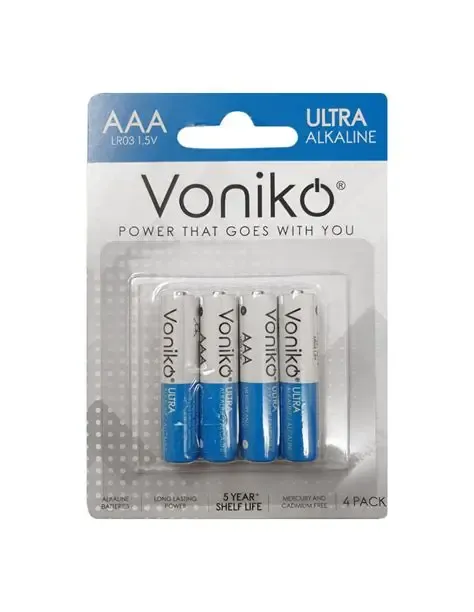 Baterias Voniko &quot;AAA&quot; blister de 4