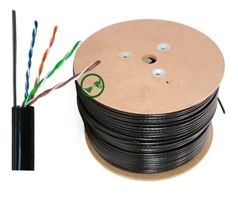 NEXTSTAR BOBINA CABLE UTP CCAL CAT5E EXTERIOR CON MENSAJERO 305 METROS