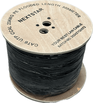 NEXTSTAR CABLE UTP CAT. 6 CCAL EXTERIOR CON GEL 305M