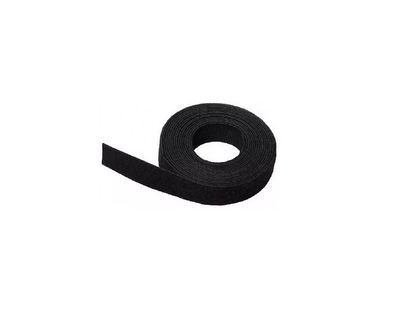 LINET CINTA VELCRO 15CM LARGO, 1.5CM ANCHO, NEGRO, 50UNI