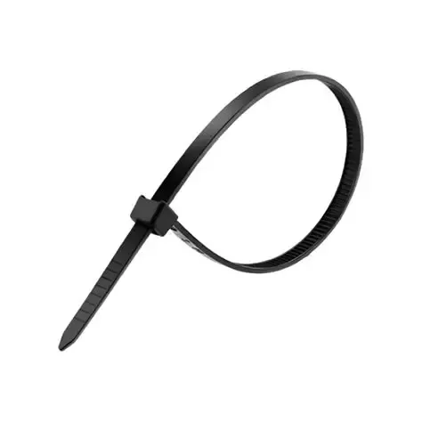 LINET CINCHO PLASTICO DE 4 PLG / BOLSA DE 100 UNIDADES COLOR NEGRO