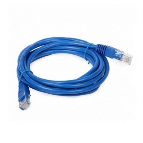 LINET PATCH CORD CAT5E/ 1 PIES/ AZUL