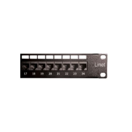 LINET PATCH PANEL 6A DE 24 PUERTOS DADO ANGULADO