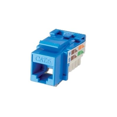 LINET DADO 90 GRADOS CAT6/ AZUL