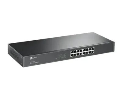 TP-LINK TL-SG1016 SWITCH PARA RACK 16 PUERTOS 10/100/1000 19 PULGADAS NO ADMINISTRABLE