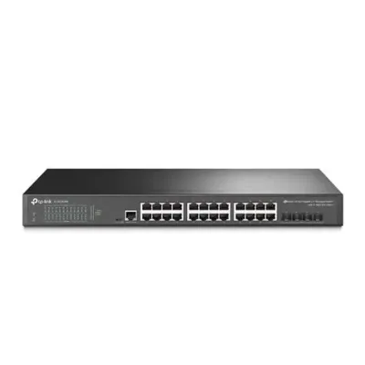 TP-LINK TL-SG3428X SWITCH ADMINISTRABLE JETSTREAM 24 PUERTOS GIGABIT 4 RANURAS SFP + DE 10GE