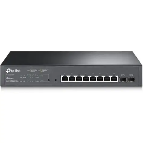 TP-LINK TL-SG2210MP SWITCH INTELIGENTE JETSTREAM GIGABIT CON 8 PUERTOS POE 150W 2 RANURAS SFP GIGA