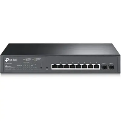 TP-LINK TL-SG2210MP SWITCH INTELIGENTE JETSTREAM GIGABIT CON 8 PUERTOS POE 150W 2 RANURAS SFP GIGA