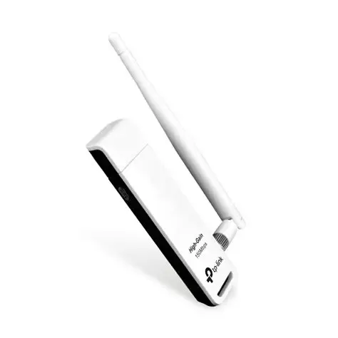 TP-LINK TL-WN722N ADAPTADOR USB INALAMBRICO 150MBPS ALTA GANANCIA CON ANTENA DESMONTABLE