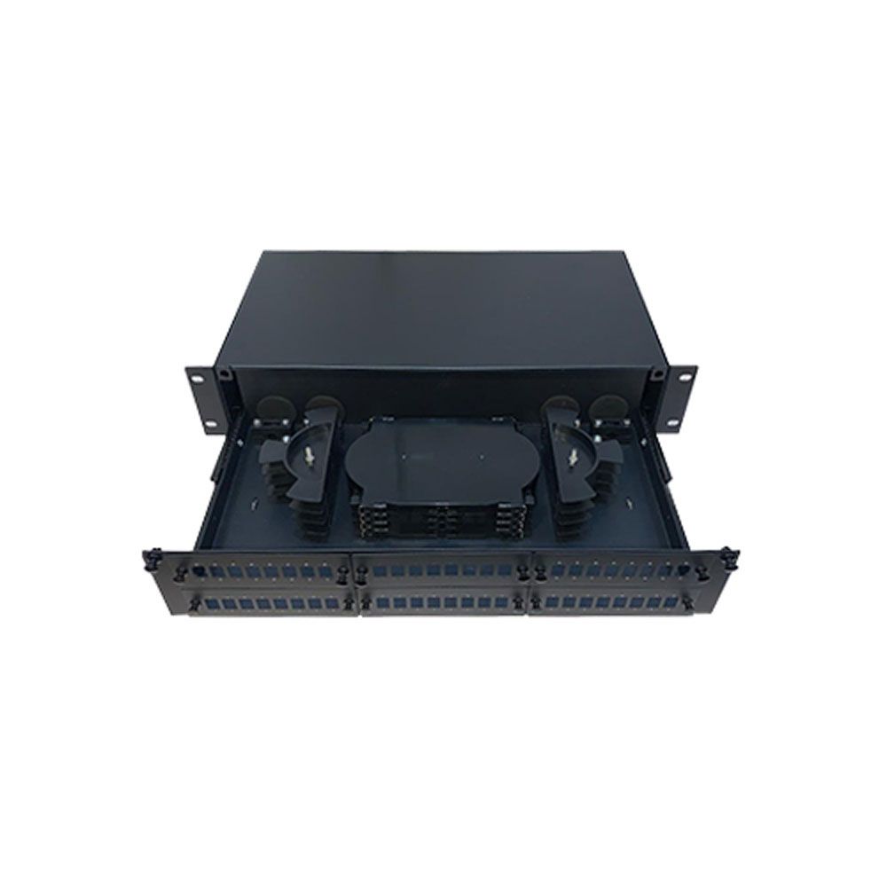 LINET ODF DESLIZABLE DE 48 PUERTOS VACIOS (6X8 PUERTOS) 2U  SIN  ADAPTADORES Y SIN PIGTAIL