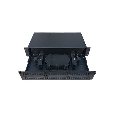 LINET ODF DESLIZABLE DE 48 PUERTOS VACIOS (6X8 PUERTOS) 2U  SIN  ADAPTADORES Y SIN PIGTAIL