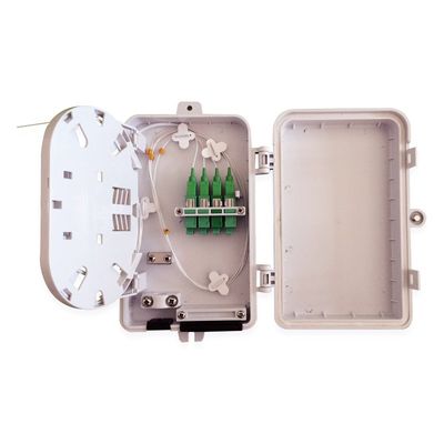 LINET CAJA TERMINAL PARA FTTX DE 4 PUERTOS 210*140*40MM PARA EXTERIOR SIN ADAPTADORES Y SIN PIGTAIL