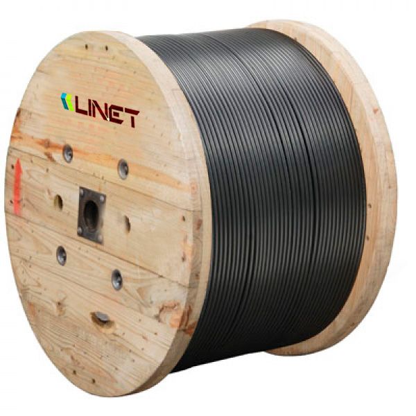 LINET CARRETE FIBRA OPTICA MONOMODO DIELECTRICA GYFXY 6 HILOS, 5KM