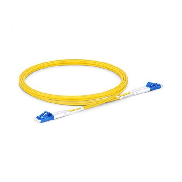 LINET PATCH CORD DE FIBRA OPTICA MONOMODO   LC/UPC LC/UPC,DUPLEX   5 METROS  G652D   COLOR AMARILLO