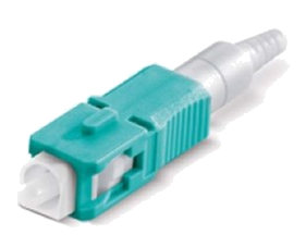 LINET CONECTOR OPTICO SC/UPC AQUA