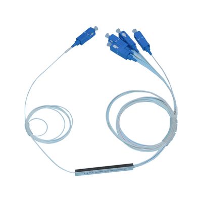 LINET PLC SPLITTER, MONOMODO 1X4 G657A1, 1 MTS, 900UM, CON CONECTOR SC/UPC