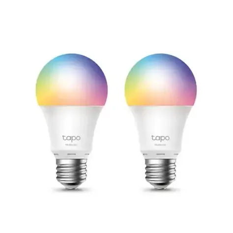 TP-LINK TAPO L530E(2PACK) BOMBILLO INTELIGENTE ILUMINACIÓN REGULABLE CON CONTROL DE VOZ LUZ MULTICO