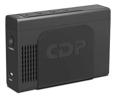 CDP LI-504 UPS DE 500VA 250WATTS BATERIA DE LITIO 4 TOMAS 2 BATERIA 2 SUPRESION DE PICOS