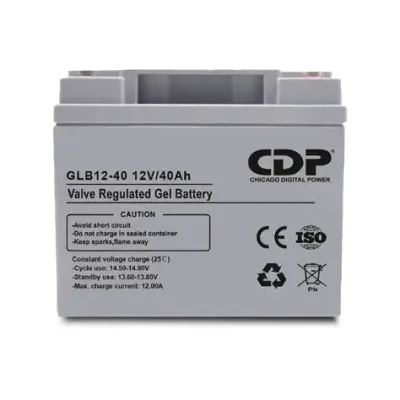CDP GLB12-40 BATERIA 12 VOLTIOS 40 AMPERIOS CON TERMINAL F2 GEL