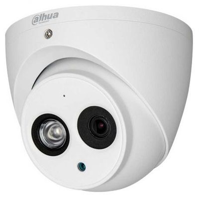 DAHUA DH-HAC-HDW1200EMN-A-0280B-S6 CAMARA TIPO TURRET  DE 2MP LENTE FIJO IR 50MTS AUDIO IP67