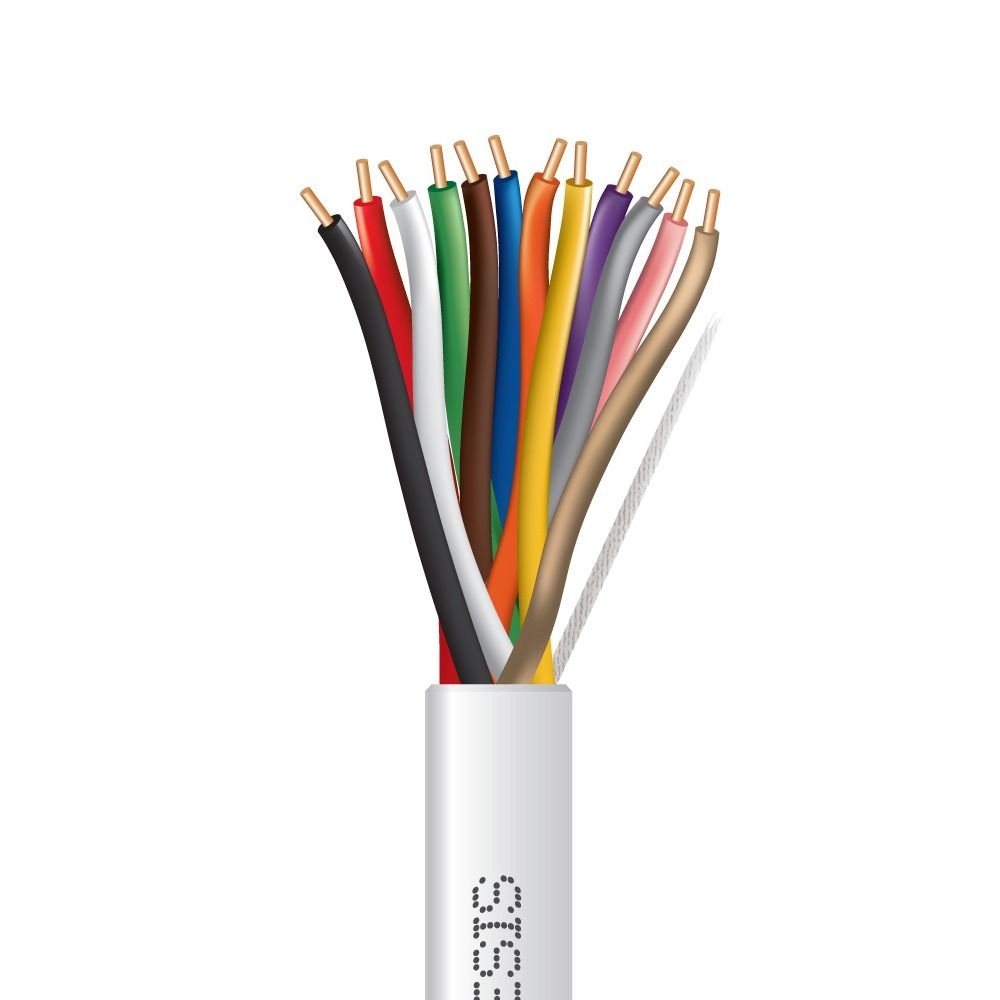 GENESIS 21095501 BOBINA DE CABLE MULTIFILAR CALIBRE 22 DE 12 HILOS 150 MTS