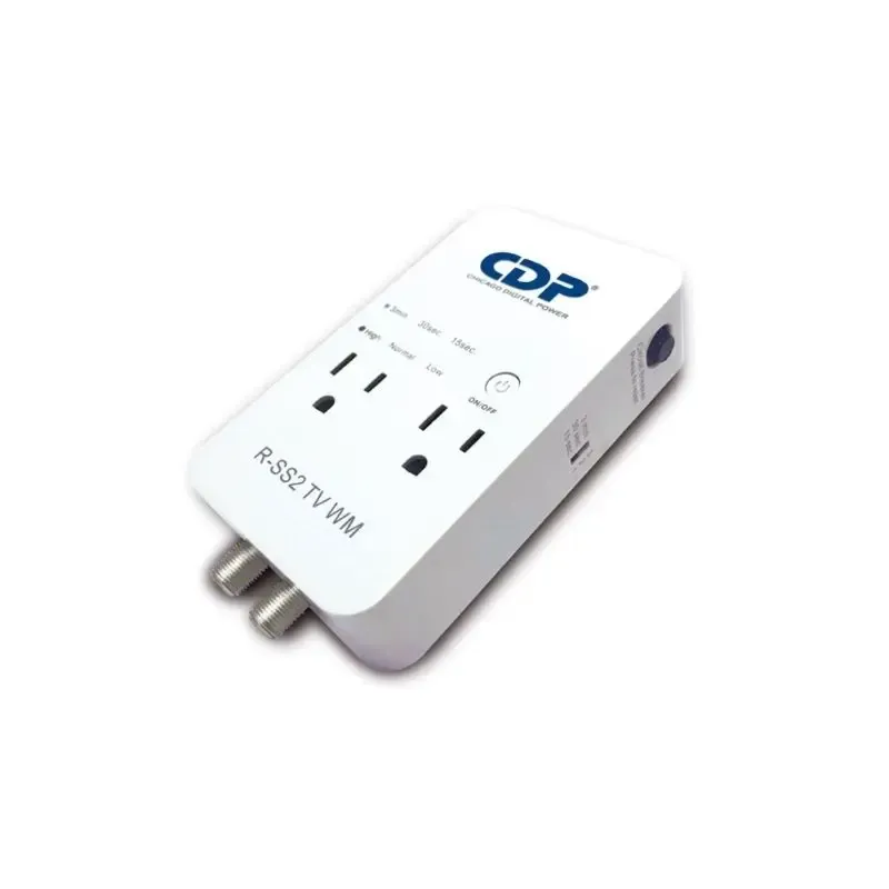 Supresor de Picos CDP R-SS2-TV-WM para Smart TV y Audio
