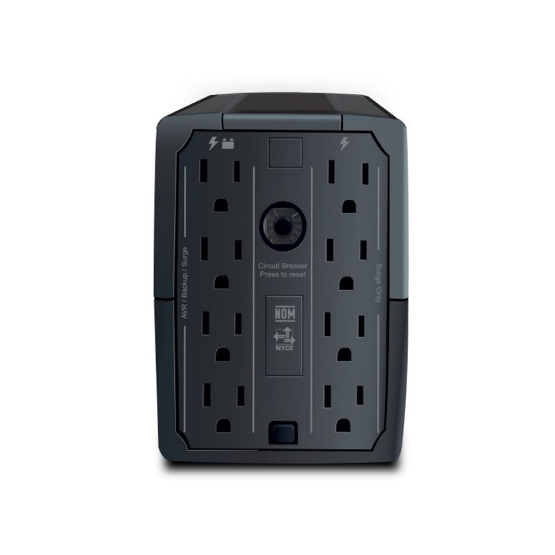 UPS CDP R-UPR1008 Interactivo 1000VA 500W 8 Tomas y 6 Puertos USB