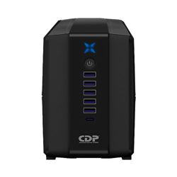 CDP R-UPR758 UPS 750VA REGULADO 375W 8 TOMAS 6 PUERTOS USB