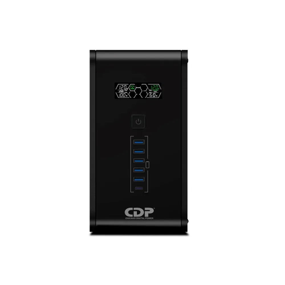 CDP R-SMART2010 UPS 2000VA/1200W (10 tomas + LCD)