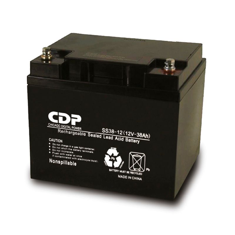 Batería CDP SLB12-38 de Plomo-Ácido 12V 38Ah Terminal F2