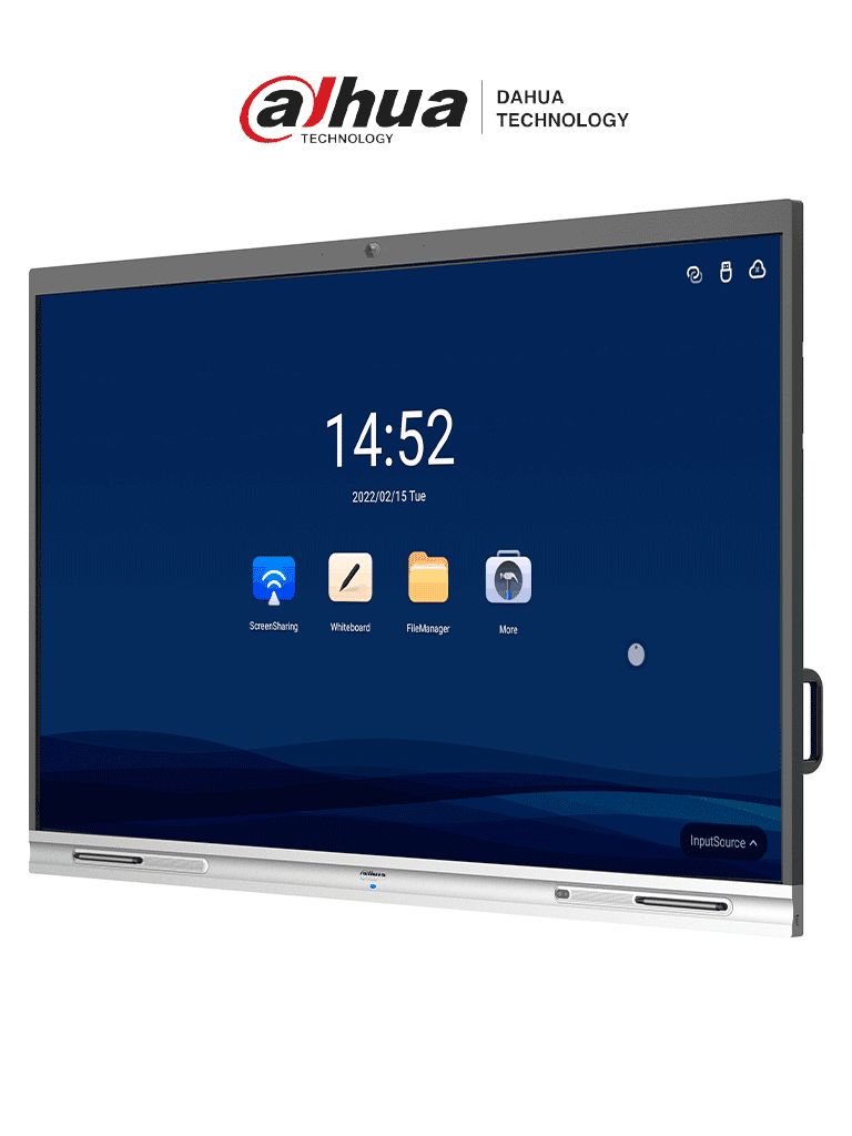 DAHUA DHI-LCH65-MC410-B PANTALLA INTERACTIVA 65 PULGADAS HD 4K ANDROID 9.0 (INCLUYE CAMARA) HIK583