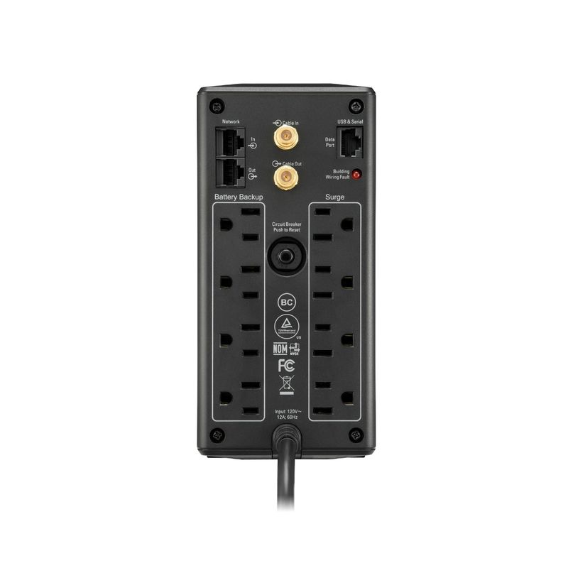 UPS APC Back-UPS Pro BX850M-LM60 850VA 510W 10 Tomas 120V