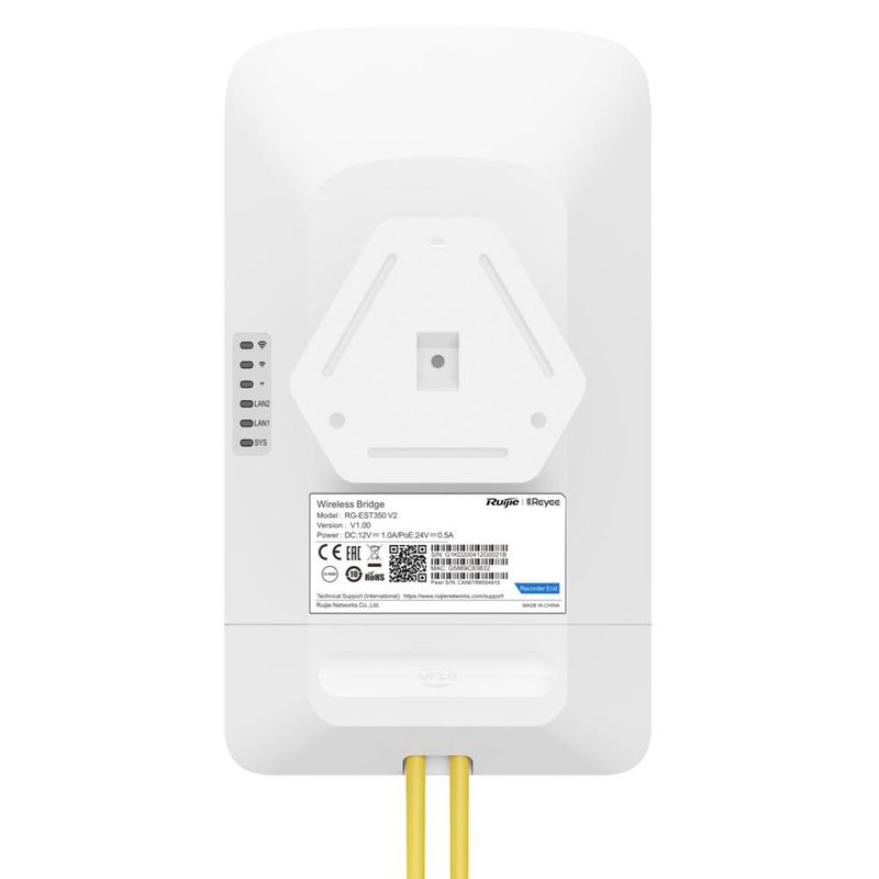 Enlace Inalámbrico Ruijie Reyee RG-EST350-V2 Exterior 5GHz 867Mbps 5km