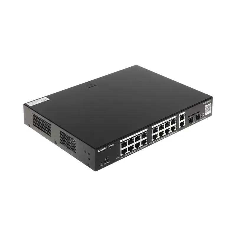 Switch Ruijie Reyee RG-ES220GS-P Smart Managed 16 Puertos Gigabit PoE + 2 RJ45 + 2 SFP