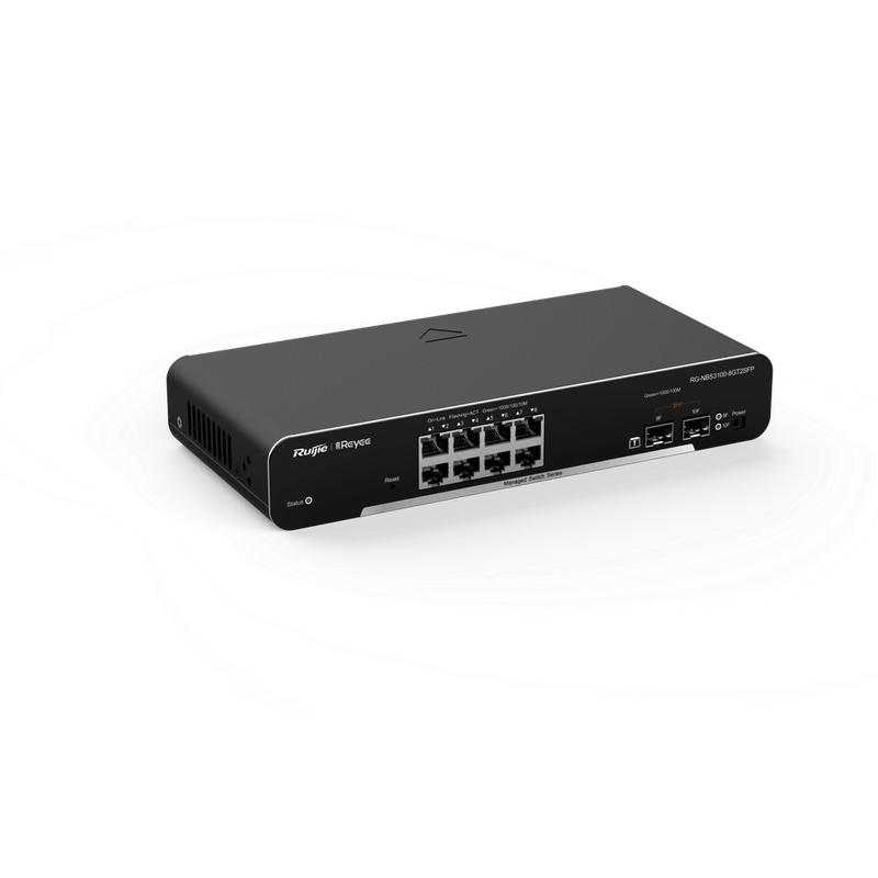 Switch Ruijie Reyee RG-NBS3100-8GT2SFP-P Cloud Managed 8 Puertos Gigabit PoE + 2 SFP