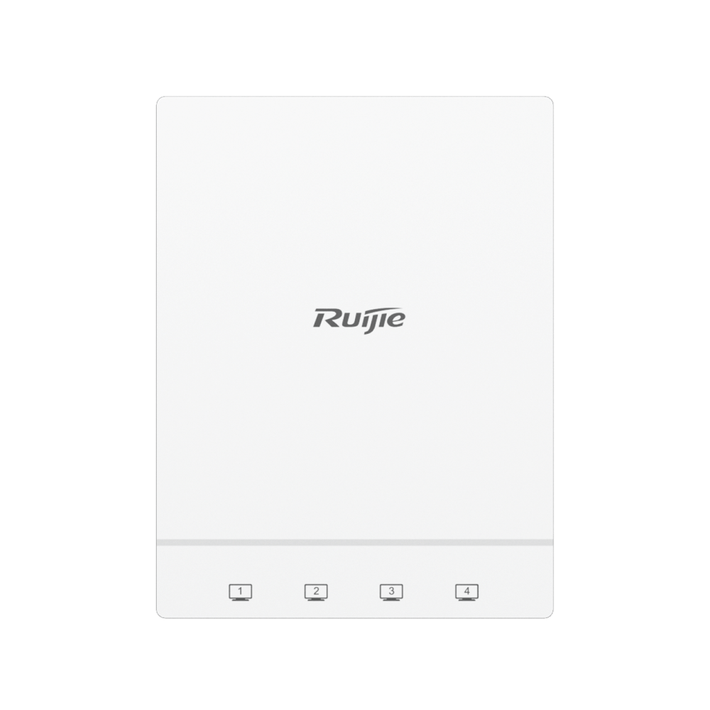RUIJIE RG-AP180 PUNTO DE ACCESO PARA INTERIOR DE PARED WIFI 6 1.7GPBS HASTA 1024 USUARIOS