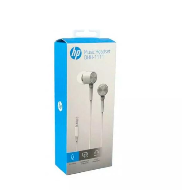 HP DHH-1111-WT AUDIFONOS CABLEADO 3.5 MM COLOR  BLANCO
