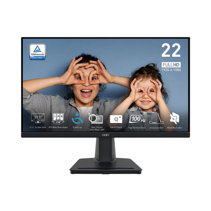 MSI MONITOR 22" MP225 FLAT 100HZ IPS