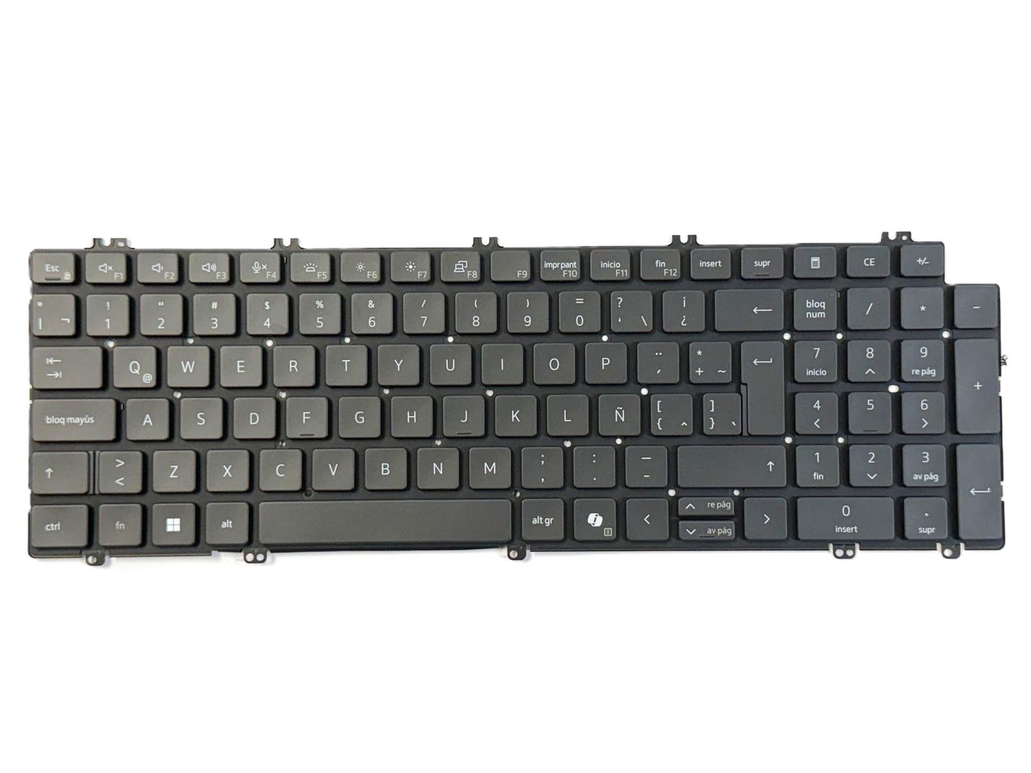 TECLADO DELL LATITUDE 3550 5540 5550 PRECISION 3590 3591 NEGRO ESPAÑOL RETROILUMINADO