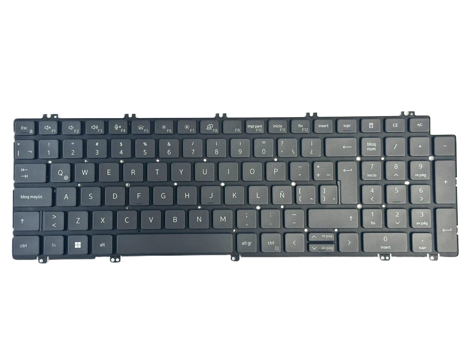 TECLADO PARA LAPTOP DELL LATITUDE 5520-5521-5530 ESPAÑOL RETROILUMINADO
