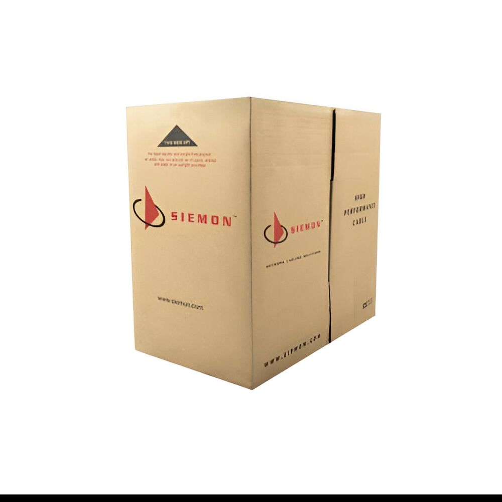 SIEMON 9C6M4-E2-RXA BOBINA 305 METROS DE CABLE UTP CAT 6 INTERIOR CM GRIS