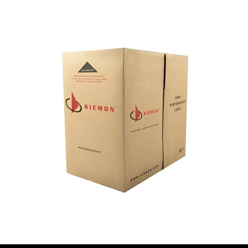 SIEMON 9C6M4-E2-RXA BOBINA 305 METROS DE CABLE UTP CAT 6 INTERIOR CM GRIS