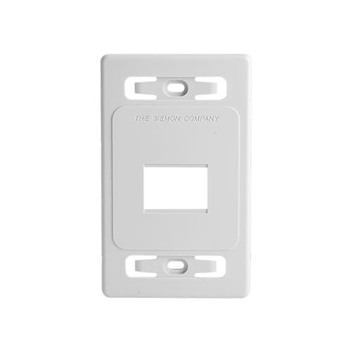 SIEMON MX-FP-S-02-02B PLACA MAX VERTICAL 2 PUERTOS BLANCO