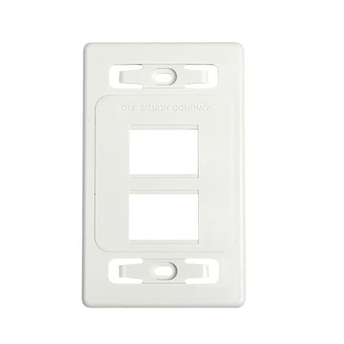 SIEMON MX-FP-S-04-02B PLACA MAX VERTICAL 4 PUERTOS BLANCO