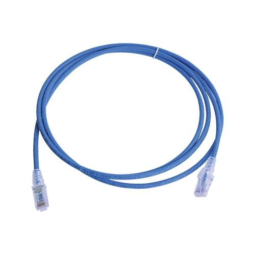 SIEMON MC6-07-06-28B PATCH CORD UTP SKINNY CAT 6 AZUL 7 PIES