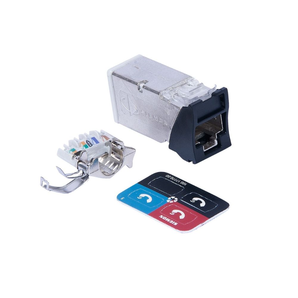 SIEMON Z6A-S01B DADO Z-MAX CAT 6A BLINDADO NEGRO